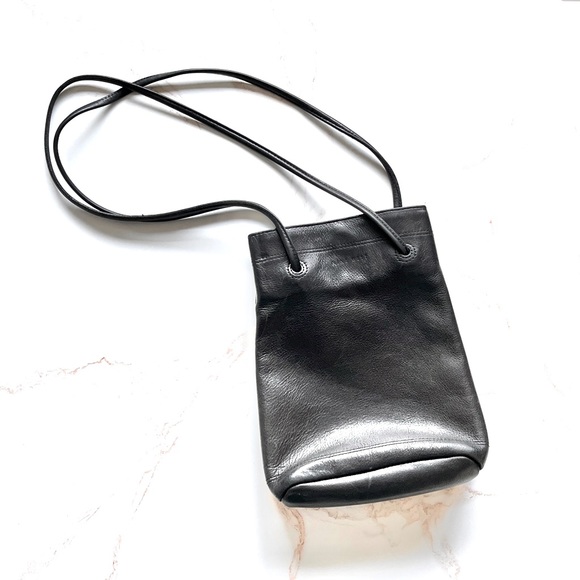 Nine West Black Genuine Leather Handbag - Picture 1 of 9